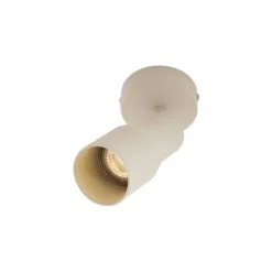 Moderne plafondspot beige GU10 50mm rond - Stanley