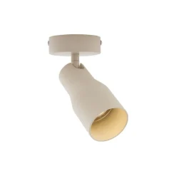 Moderne plafondspot beige GU10 50mm rond - Stanley
