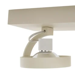 Moderne plafondspot beige G9 rond draai- en kantelbaar 3-lichts - Go