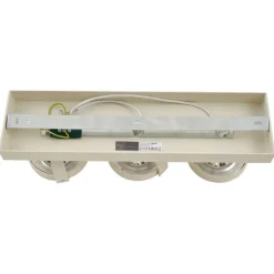 Moderne plafondspot beige G9 rond draai- en kantelbaar 3-lichts - Go