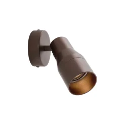 Moderne plafondspot donker brons GU10 50mm rond - Stanley