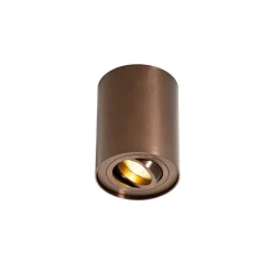 Moderne plafondspot donkerbrons draai- en kantelbaar - Rondoo Up