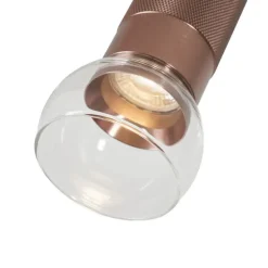 Moderne plafondspot donker brons draai- en kantelbaar - Veerle