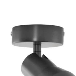 Moderne plafondspot gunmetal GU10 50mm rond - Stanley