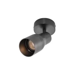 Moderne plafondspot gunmetal GU10 50mm rond - Stanley