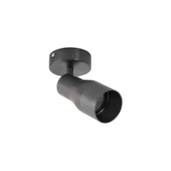 Moderne plafondspot gunmetal GU10 50mm rond - Stanley