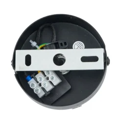 Moderne plafondspot gunmetal met glas draai- en verstelbaar - Drain