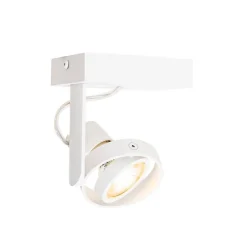 Moderne plafondspot wit draai- en kantelbaar GU10 50mm - Master