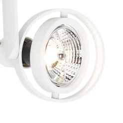 Moderne plafondspot wit draai- en kantelbaar GU10 70mm - Master