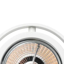 Moderne plafondspot wit draai- en kantelbaar GU10 70mm - Master