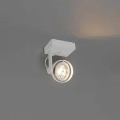 Moderne plafondspot wit draai- en kantelbaar GU10 70mm - Master