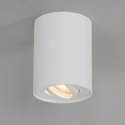Moderne plafondspot wit draai- en kantelbaar - Rondoo up