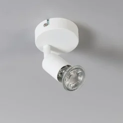 Moderne plafondspot wit kantelbaar - Jeany
