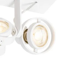 Moderne plafondspot wit 2-lichts GU10 50mm - Master