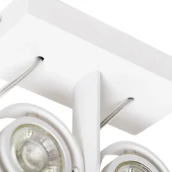 Moderne plafondspot wit 2-lichts GU10 50mm - Master