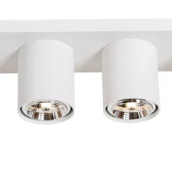 Moderne plafondspot wit 4-lichts - Tubo