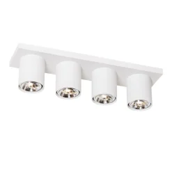 Moderne plafondspot wit 4-lichts - Tubo