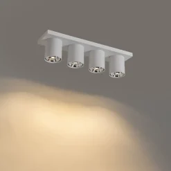 Moderne plafondspot wit 4-lichts - Tubo