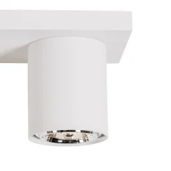 Moderne plafondspot wit 2-lichts - Tubo