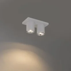Moderne plafondspot wit 2-lichts - Tubo