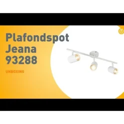 Moderne plafondspot wit 3-lichts kantelbaar - Jeana