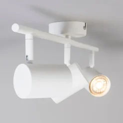 Moderne plafondspot wit 3-lichts kantelbaar - Jeana