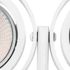 Moderne plafondspot wit 2-lichts GU10 70mm - Master