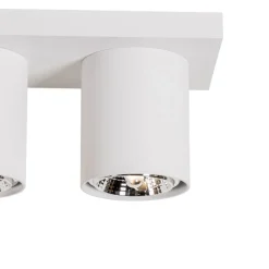 Moderne plafondspot wit 3-lichts - Tubo