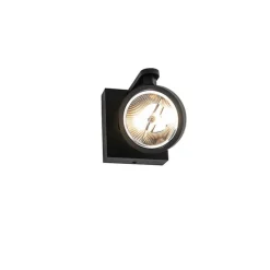 Moderne plafondspot zwart draai- en kantelbaar GU10 111mm - Master