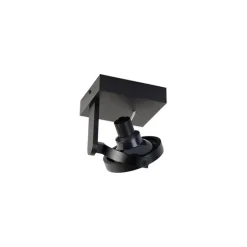 Moderne plafondspot zwart draai- en kantelbaar GU10 111mm - Master