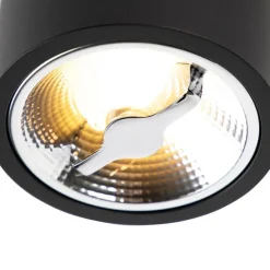 Moderne plafondspot zwart AR111 incl. LED - Expert