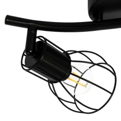 Moderne plafondspot zwart 2-lichts verstelbaar - Botu