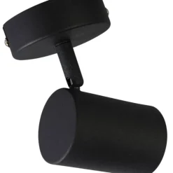 Moderne plafondspot zwart kantelbaar - Jeana