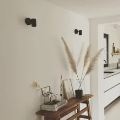 Moderne plafondspot zwart kantelbaar - Jeana