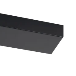 Moderne plafondspot zwart met brons 2-lichts verstelbaar - Renna