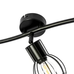 Moderne plafondspot zwart 63 cm 3-lichts verstelbaar - Botu