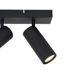 Moderne plafondspot zwart 4-lichts verstelbaar - Renna
