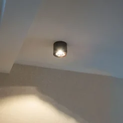 Moderne plafondspot zwart draai- en kantelbaar AR111 - Rondoo Up