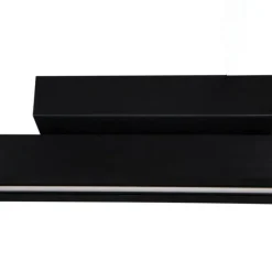 Moderne plafondspot zwart incl. LED dimbaar met afstandsbediening - Zeno