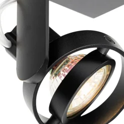 Moderne plafondspot zwart draai- en kantelbaar GU10 50mm - Master