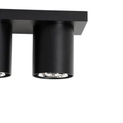 Moderne plafondspot zwart 3-lichts - Tubo
