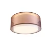 Moderne plafonnière bruin met wit 50 cm 3-lichts - Drum Duo