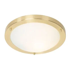 Moderne plafonnière goud 31 cm IP44 - Yuma