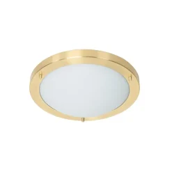 Moderne plafonnière goud 31 cm IP44 - Yuma