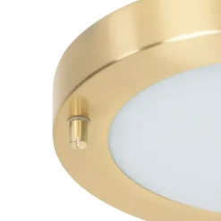 Moderne plafonnière goud 18 cm IP44 - Yuma