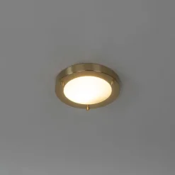 Moderne plafonnière goud 18 cm IP44 - Yuma