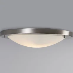 Moderne plafonnière staal 41 cm IP44 - Yuma