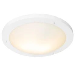 Moderne plafonnière wit 41 cm IP44 - Yuma