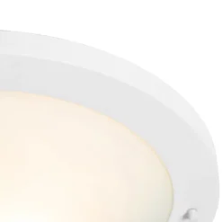 Moderne plafonnière wit 41 cm IP44 - Yuma