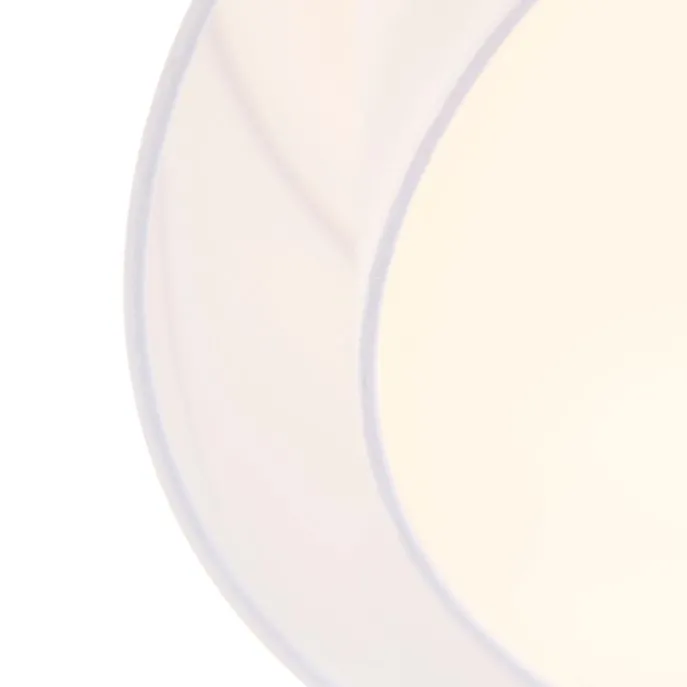 Moderne plafonnière wit 50 cm 3-lichts - Drum Duo